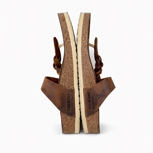 BIRKENSTOCK Braided Gizeh in Cognac (39/8.5) - Picture 2 of 5